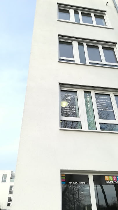 Der Lachende Fußfoto 