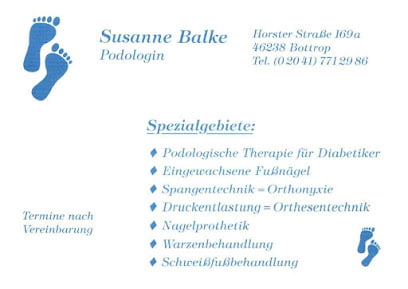Podologie Susanne Balkefoto 